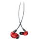 Shure SE 215 Red B-Stock Hhv. med lette brugsspor