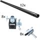 Global Truss F31100-B Truss Black Cube 1,0m