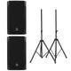 Mackie Thrash12v2 Stereo stand Bundle