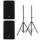 Mackie Thrash15v2 Stereo stand Bundle