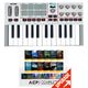 AKAI Professional MPK Mini IV Gray-AIEP3 Bundle
