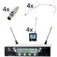 Lectrosonics DSQD 4 Ch DPA Headset Bundle