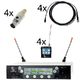 Lectrosonics DSQD 4 Ch DPA Lavalier Bundle