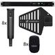Sennheiser Spectera 8xSKM 9004 UHF Bundle