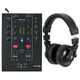 Omnitronic PM-202F Headphone Bundle