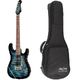 Harley Benton Fusion-III HSH EB FBLB w/Safe