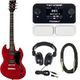 Harley Benton DC-200 CH w/Soran Tiny Stomp