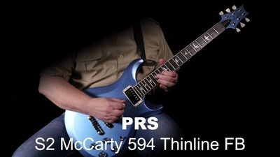PRS S2 McCarty 594 Thinline FB Frost Blue Metallic