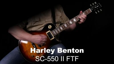 Harley Benton SC-550 II Faded Tobacco Flame