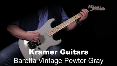 Kramer Guitars Baretta Vintage Pewter Gray