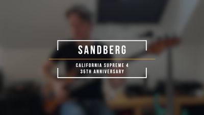 Sandberg California Supreme 35th Anniversary Honeyburst