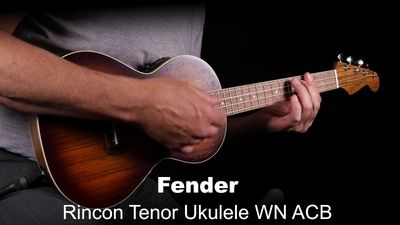 Fender Rincon Tenor Ukulele WN Aged Cognac Burst