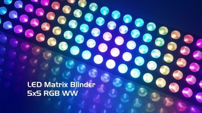 Stairville LED Matrix Blinder 5x5 RGB WW DMX Artnet