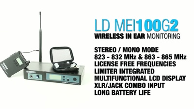 LD Systems MEI 100 G2: Wireless InEar-System