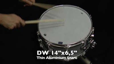 DW 14x6,5 Thin Aluminium Snare