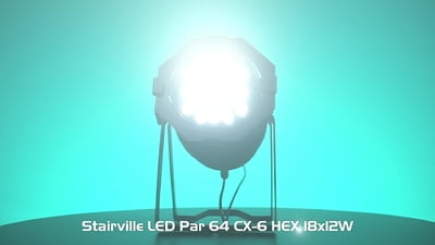 Stairville LED Par 64 CX-6 Tourpack 4 B