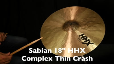 Sabian 18 HHX Complex Thin Crash