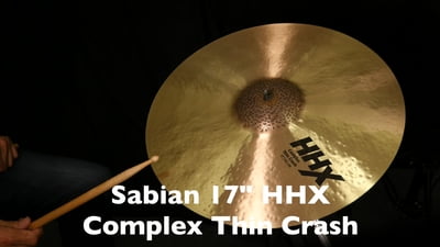 Sabian 17 HHX Complex Thin Crash