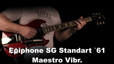 Epiphone SG Standard '61 Maestro Vibrola Vintage Cherr