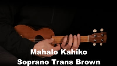 Mahalo Kahiko Sopran Trans Brown