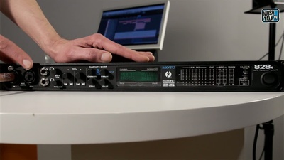 Motu 828x Audio-Interface mit Thunderbolt und USB Anschluß - MusoTalk.TV