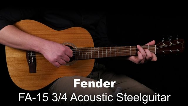 Fender FA 15 3 4 Acoustic Steelguitar Musikhaus Thomann