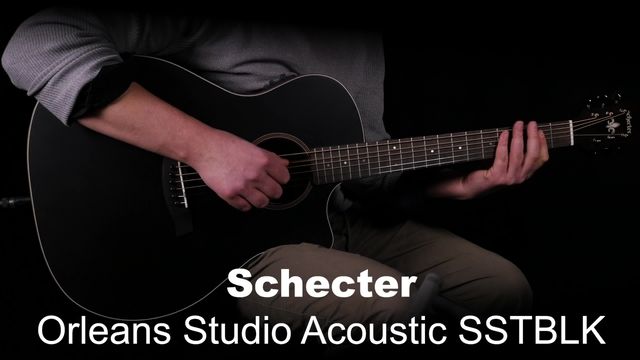 Schecter Orleans Studio Acoustic SSTBLK – Thomann UK