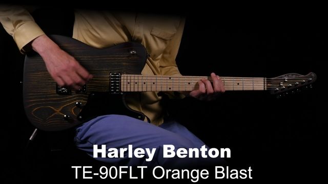 Harley benton te 90 on sale flt orange blast