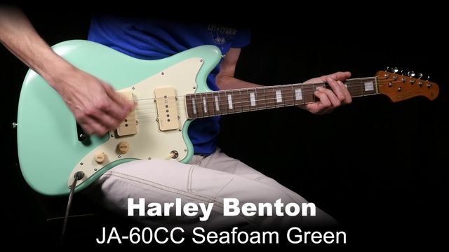 Gitara elektryczna Harley Benton JA-60CC Seafoam Green