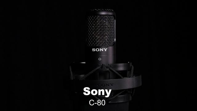Sony Electronics Introduces C-80 Condenser Microphone for Studio Recording