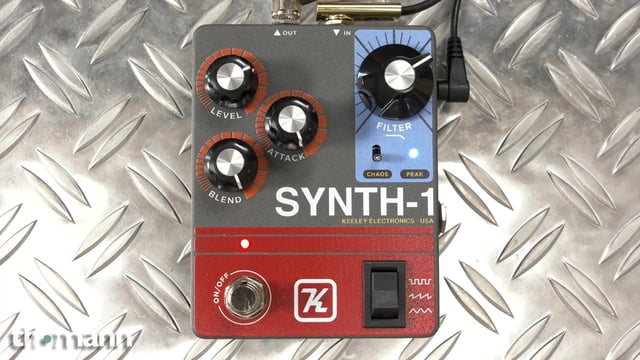 Keeley SYNTH-1 - Pédale fuzz générateur d'onde synthé, Accessoire