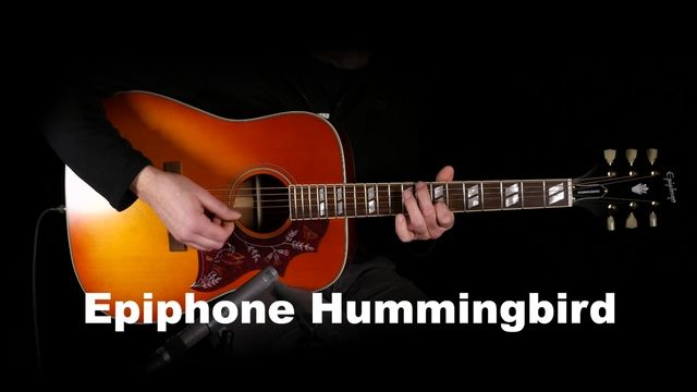 Epiphone deals masterbilt hummingbird